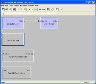 GraphEdit - Filters Inserted